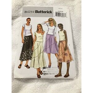 Butterick 4234 Misses Flared Skirt - Sizes 12-16 DIY Sewing Pattern Uncut